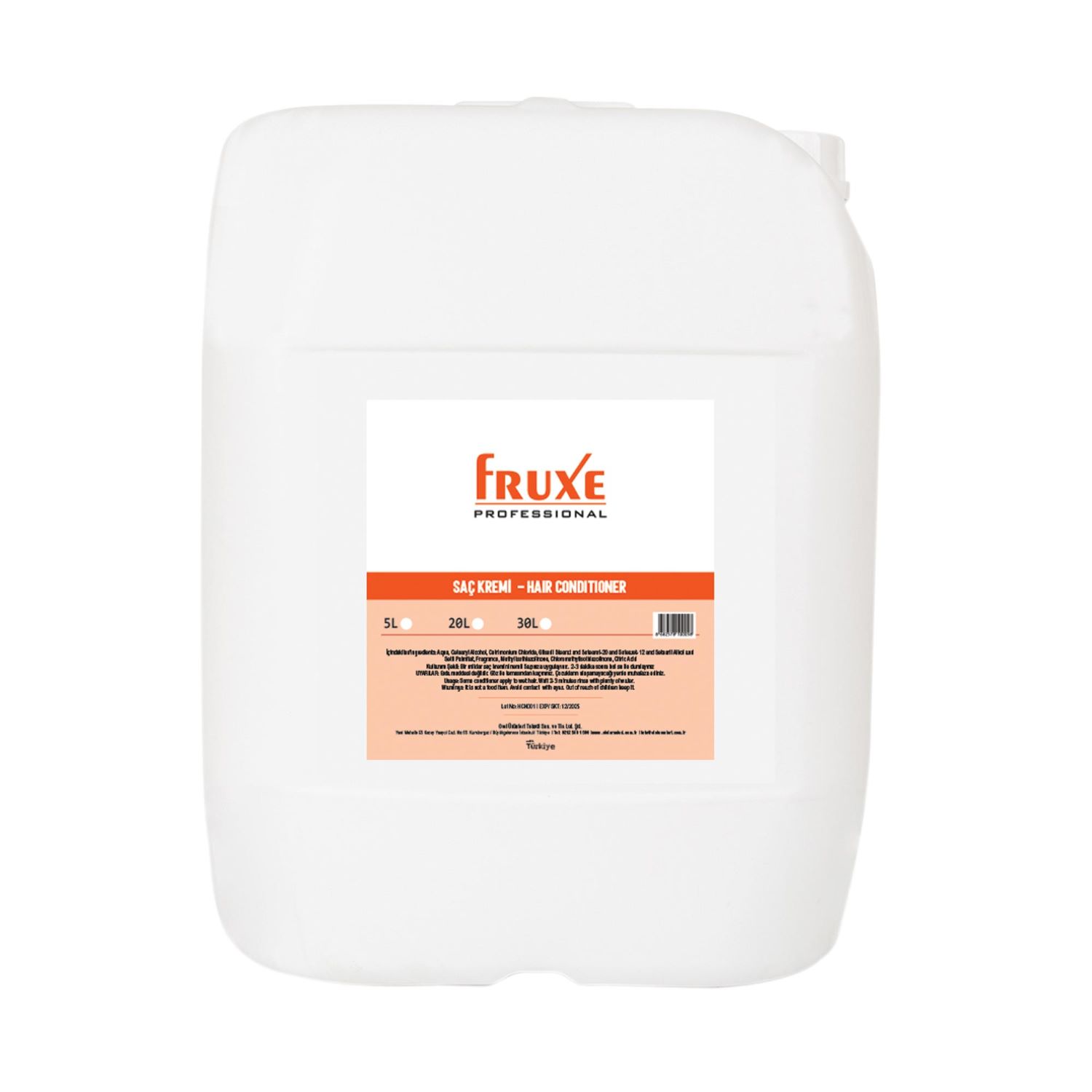 Fruxe Professional – Saç Kremi 30L Fruxe Professional – Saç Kremi 30L