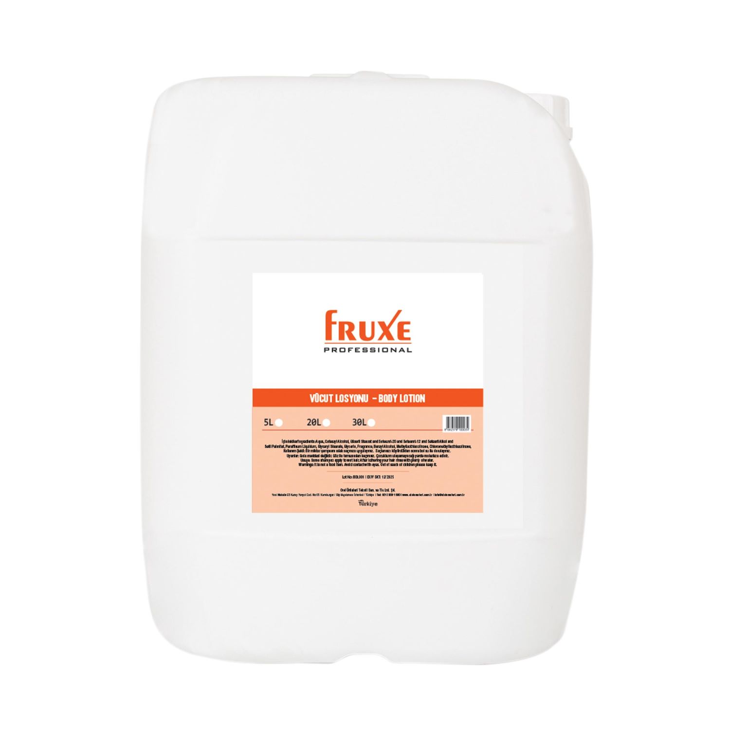Fruxe Professional – Vücut Losyonu 30L